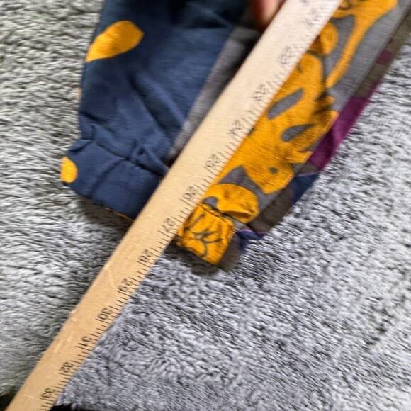 Womens Boho Hippie Pants S/M Pull On Drawstring Woven Colorful Yoga Airy - Picture 5 of 7